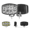 9.6 &#39;&#39; Luz de trabajo impermeable 64W Combinación LED de viga LED conducir luces LED offroad para camión